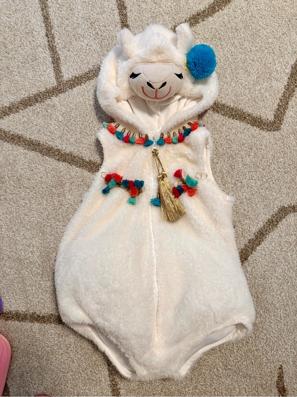 Carter's Llama Costume with Colorful Tassels